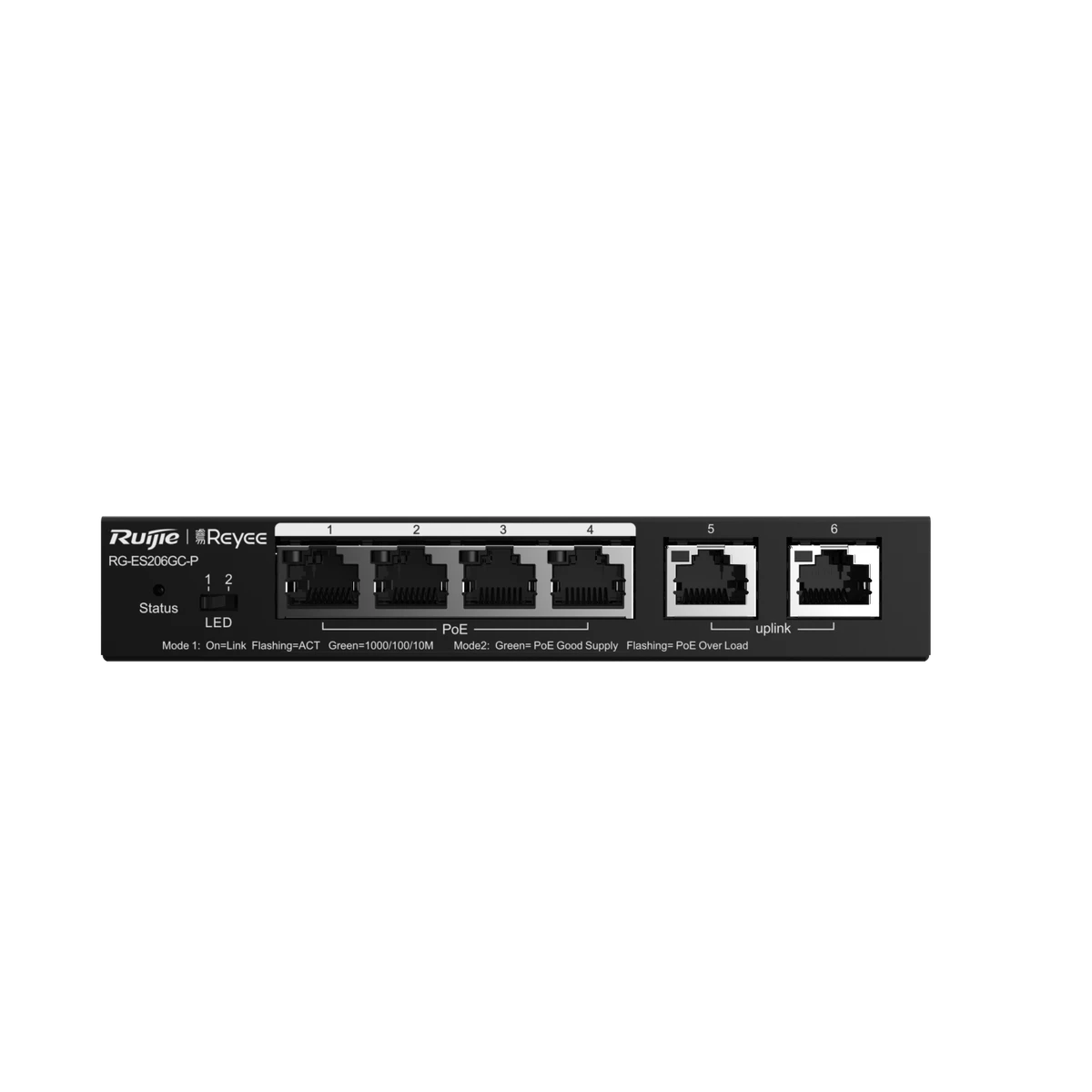 Ruijie Reeye RG-ES206GC-P 6-Port CCTV Smart PoE+ Switch - Image 1