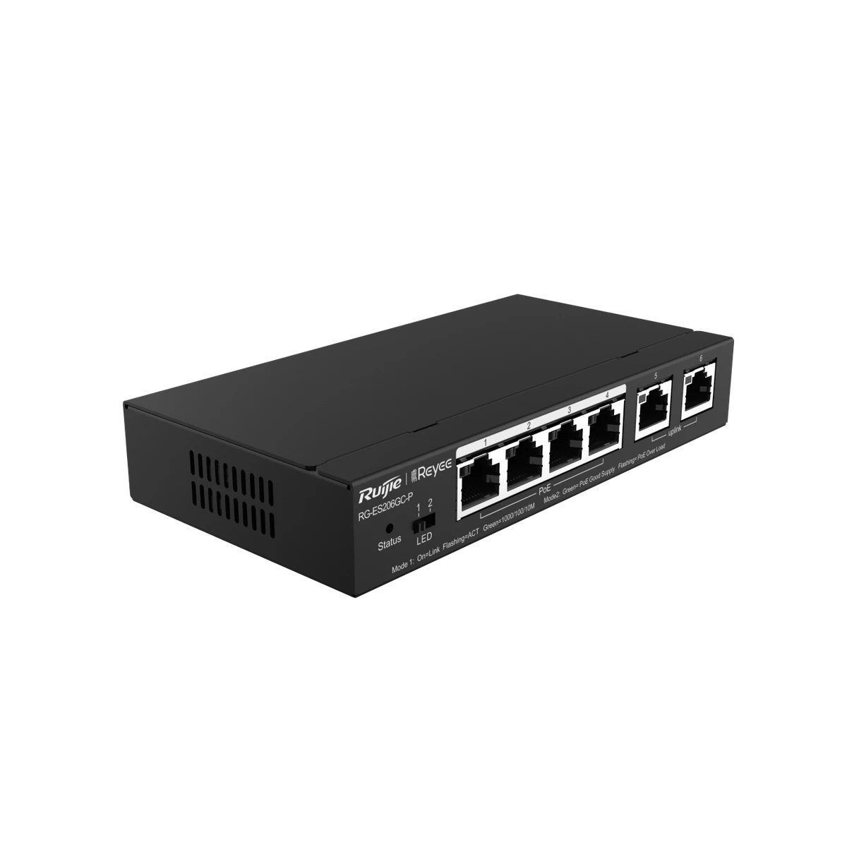 Ruijie Reeye RG-ES206GC-P 6-Port CCTV Smart PoE+ Switch - Image 2
