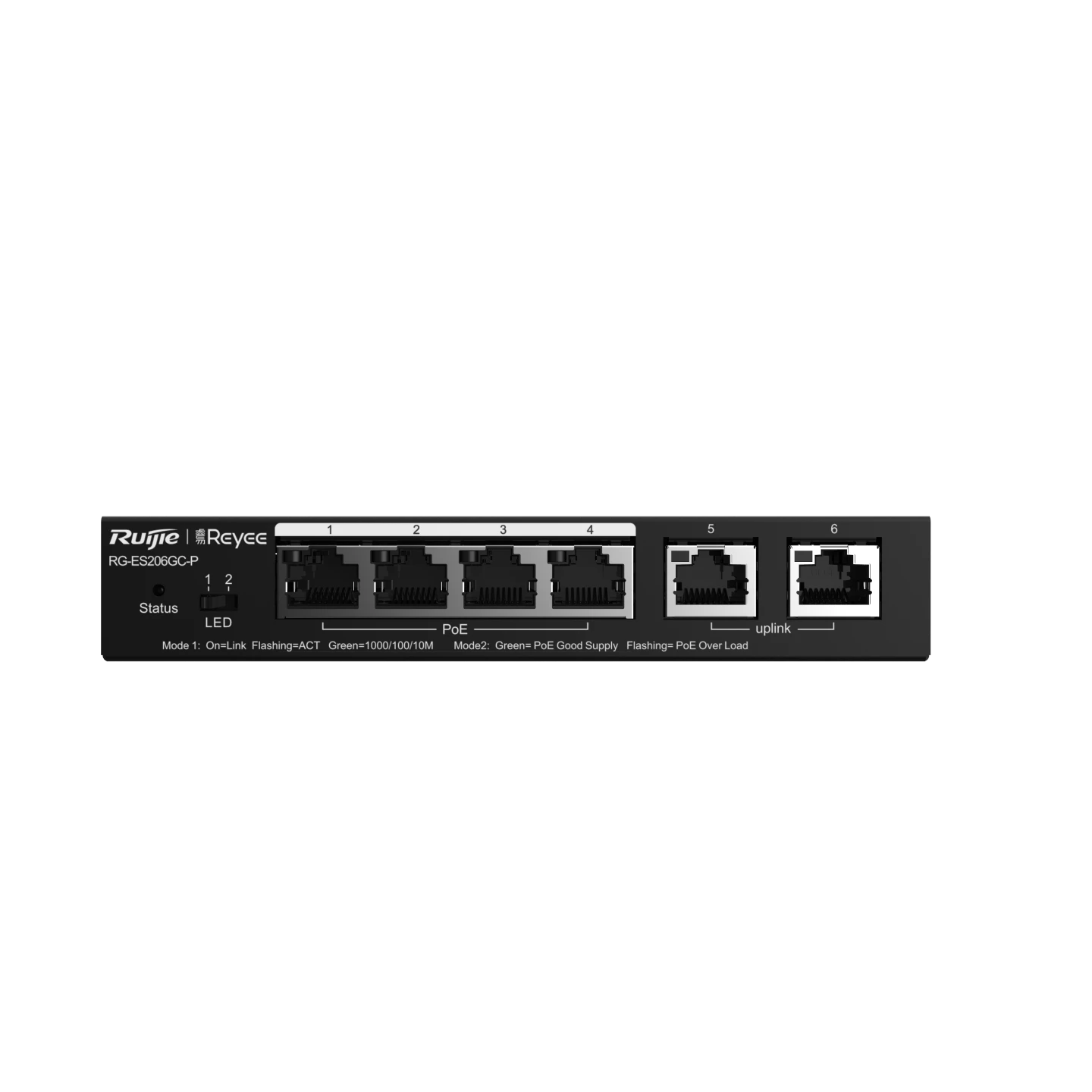 Ruijie Reeye RG-ES206GC-P 6-Port CCTV Smart PoE+ Switch - Image 4