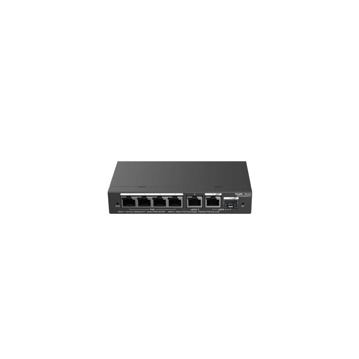 Ruijie Reeye RG-ES206GS-P 6-Port CCTV Smart PoE+ Switch with SFP