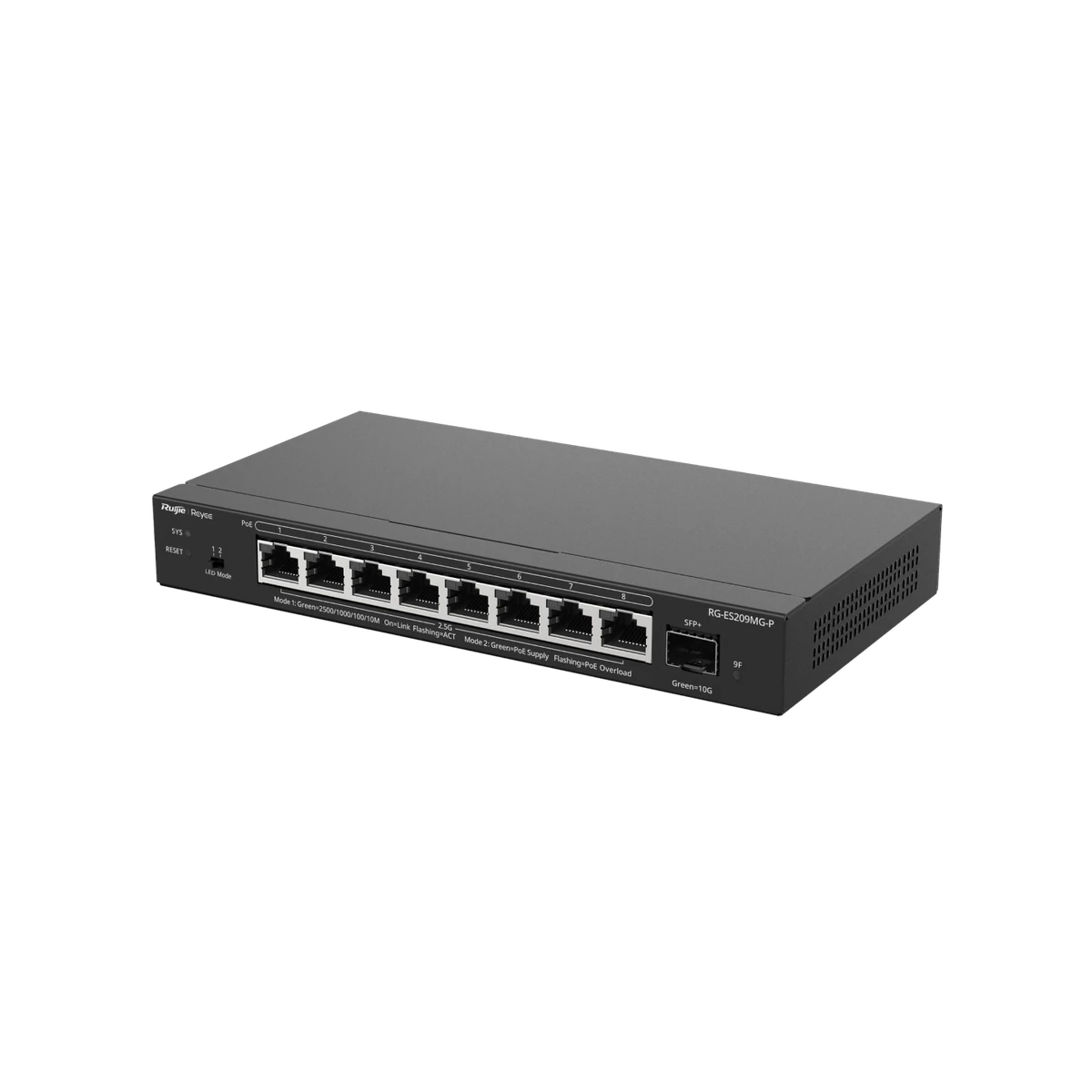 Ruijie Reeye RG-ES209MG-P 9-Port CCTV Smart Multi-Gigabit PoE+ Switch - Image 3