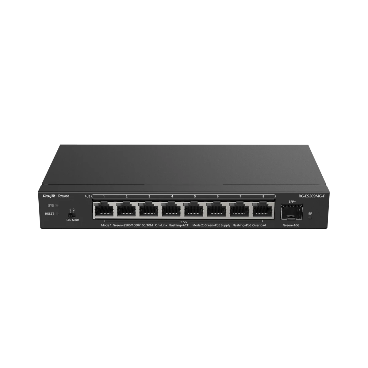 Ruijie Reeye RG-ES209MG-P 9-Port CCTV Smart Multi-Gigabit PoE+ Switch