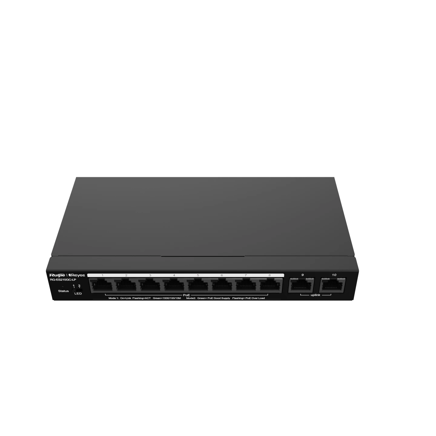 Ruijie Reeye RG-ES210GC-LP 10-Port CCTV Smart Low Power PoE+ Switch - Image 4