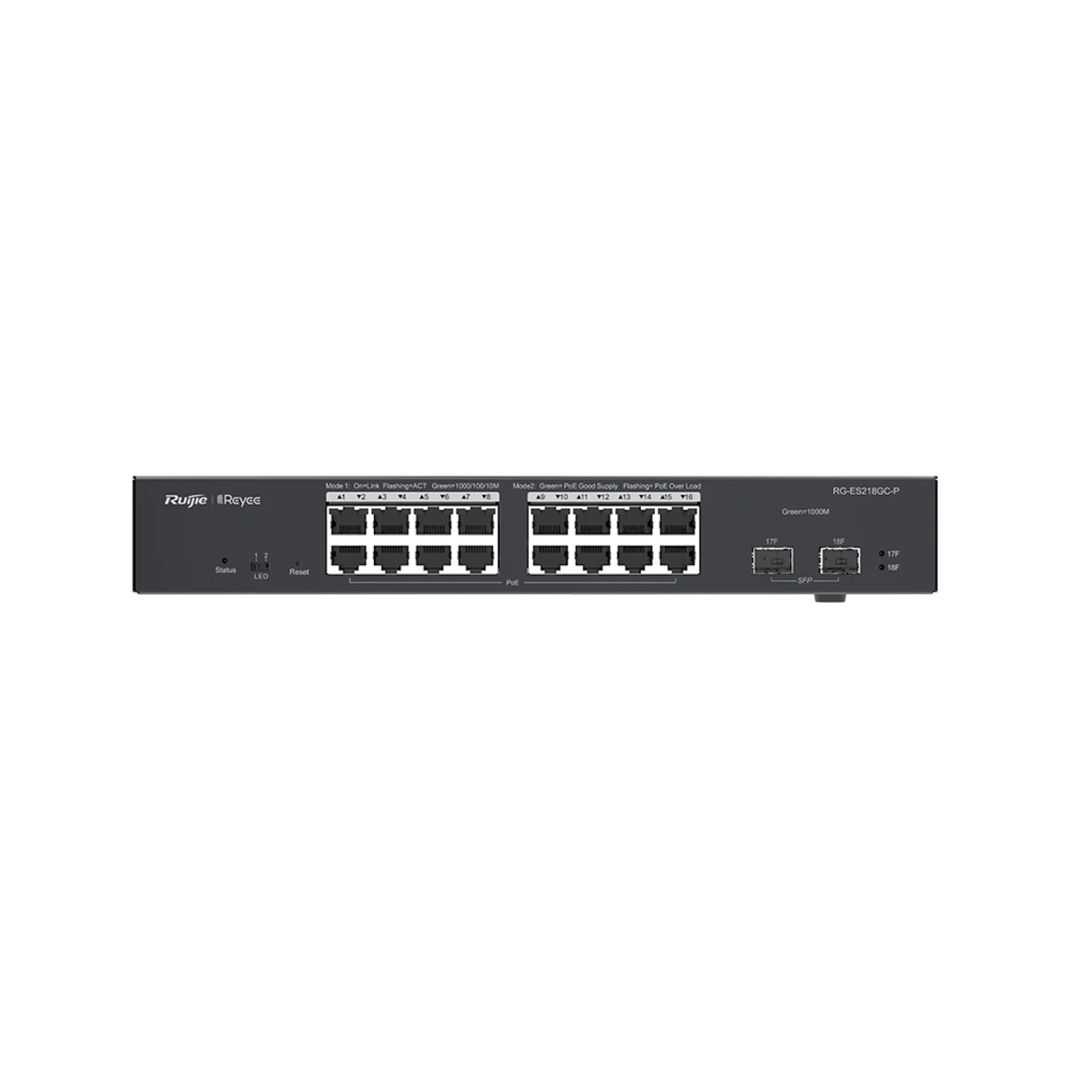 Ruijie Reeye RG-ES218GC-P 18-Port CCTV Smart PoE+ Switch - Image 2