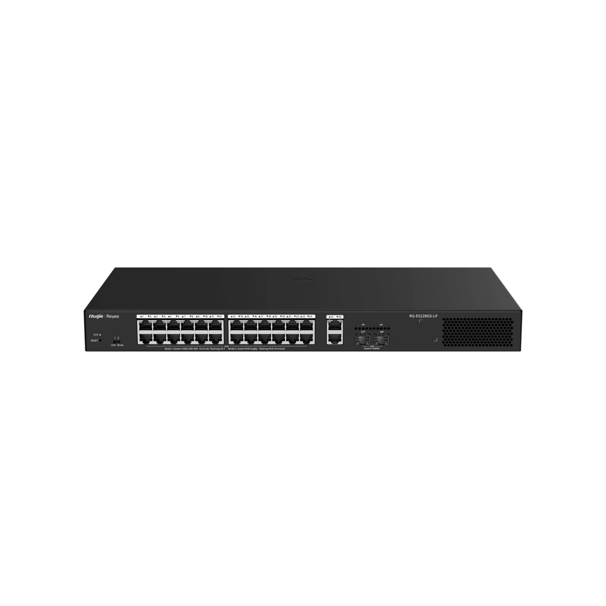 Ruijie Reeye RG-ES228GS-LP 28-Port CCTV Smart PoE+ Switch with SFP