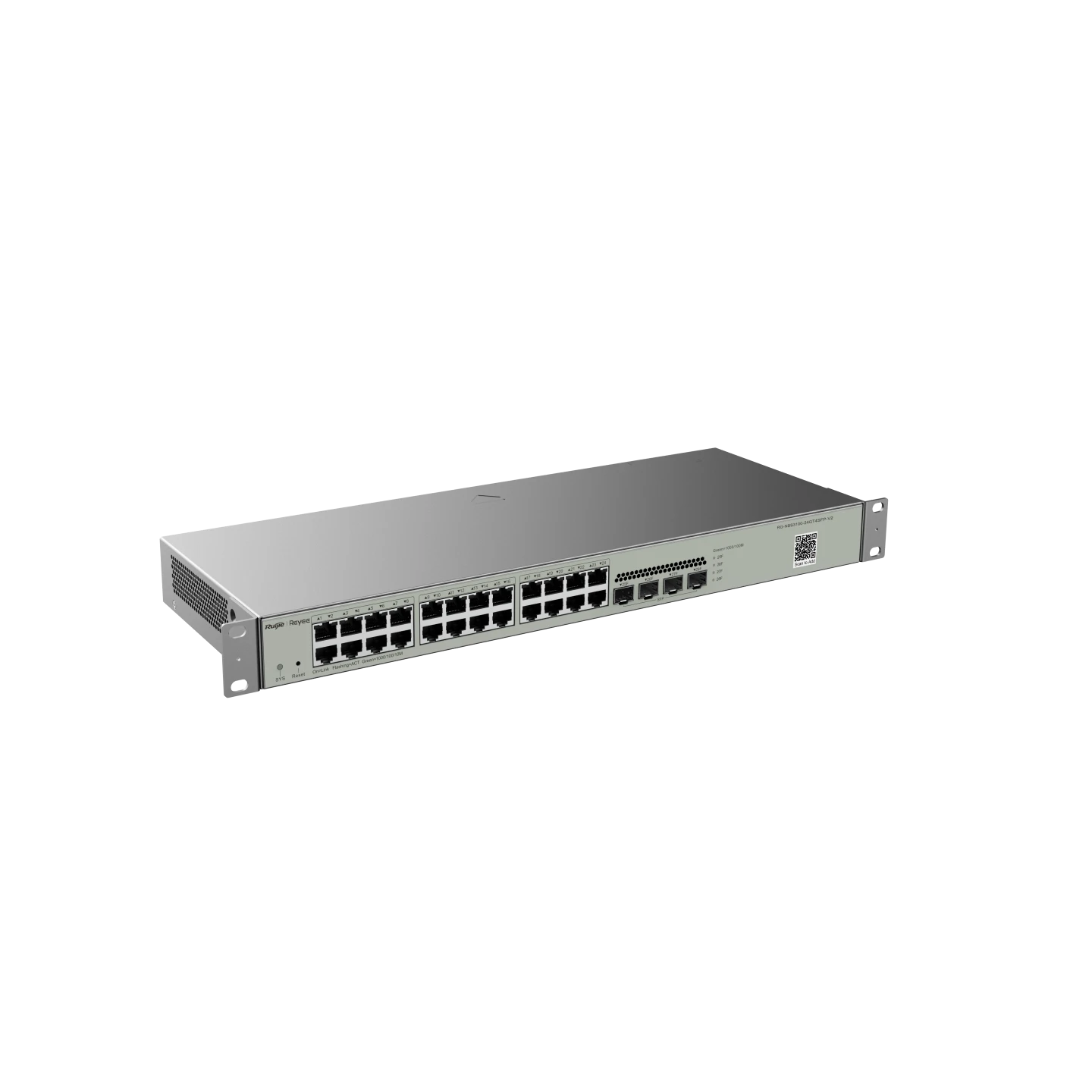 Ruijie Reeye RG-NBS3100-24GT4SFP-V2 24-Port Gigabit L2 Switch with 4×1G Uplinks - Image 2