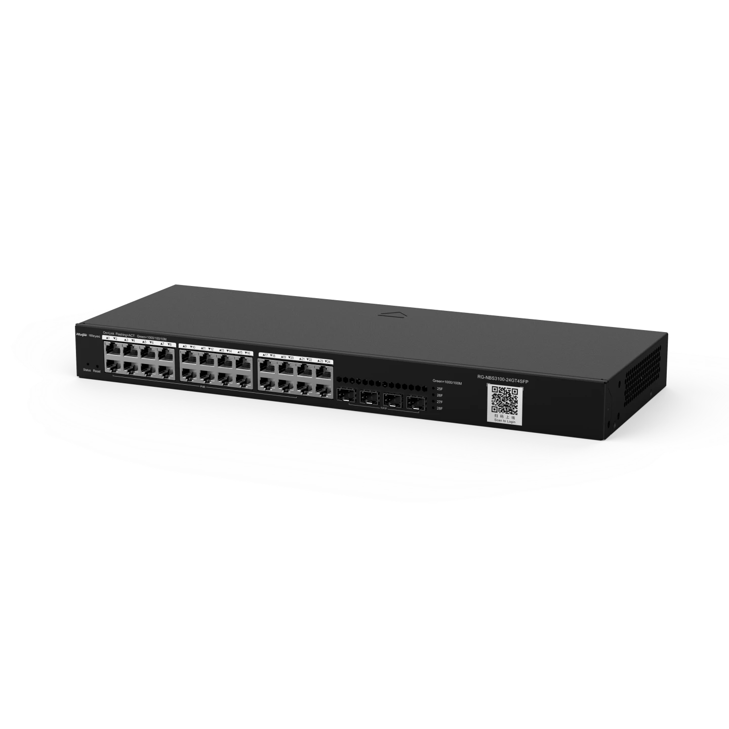 Ruijie Reeye RG-NBS3100-24GT4SFP 24-Port Gigabit L2 Switch with 4×1G Uplinks - Image 1