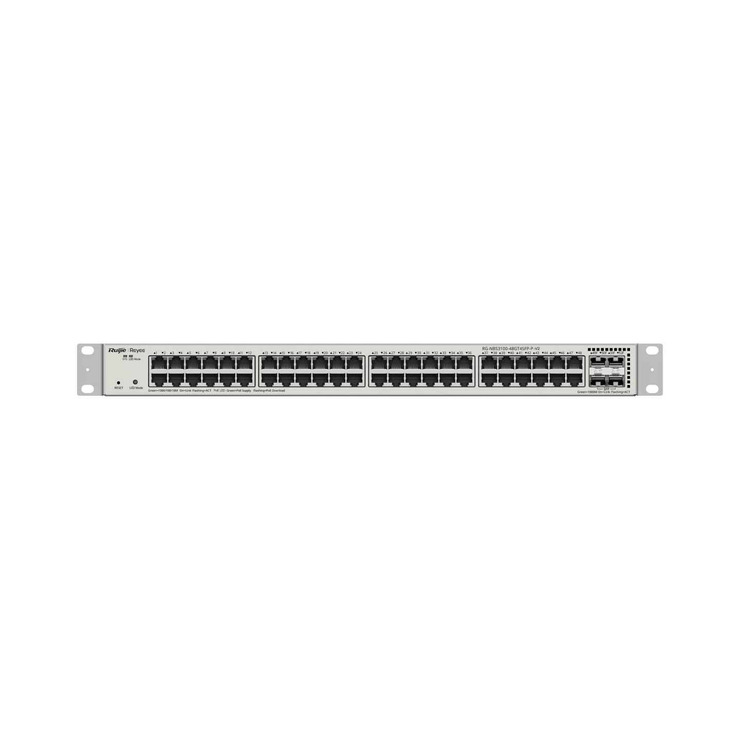 Ruijie Reeye RG-NBS3100-48GT4SFP-P-V2 48-Port Gigabit L2 PoE Switch with 4×1G Uplinks - Image 3