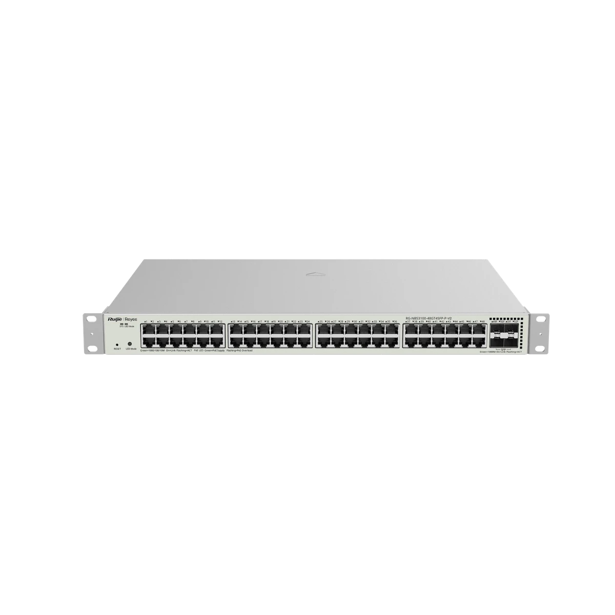 Ruijie Reeye RG-NBS3100-48GT4SFP-P-V2 48-Port Gigabit L2 PoE Switch with 4×1G Uplinks
