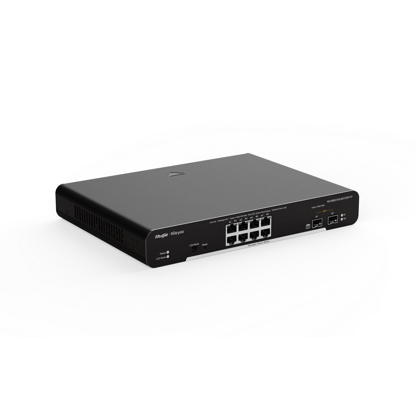 Ruijie Reeye RG-NBS3100-8GT2SFP-P 10-Port Gigabit L2 PoE Switch with 2×1G Uplinks - Image 1