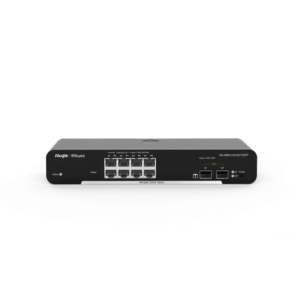 Ruijie Reeye RG-NBS3100-8GT2SFP 10-Port Gigabit L2 Switch with 2×1G Uplinks - Image 2