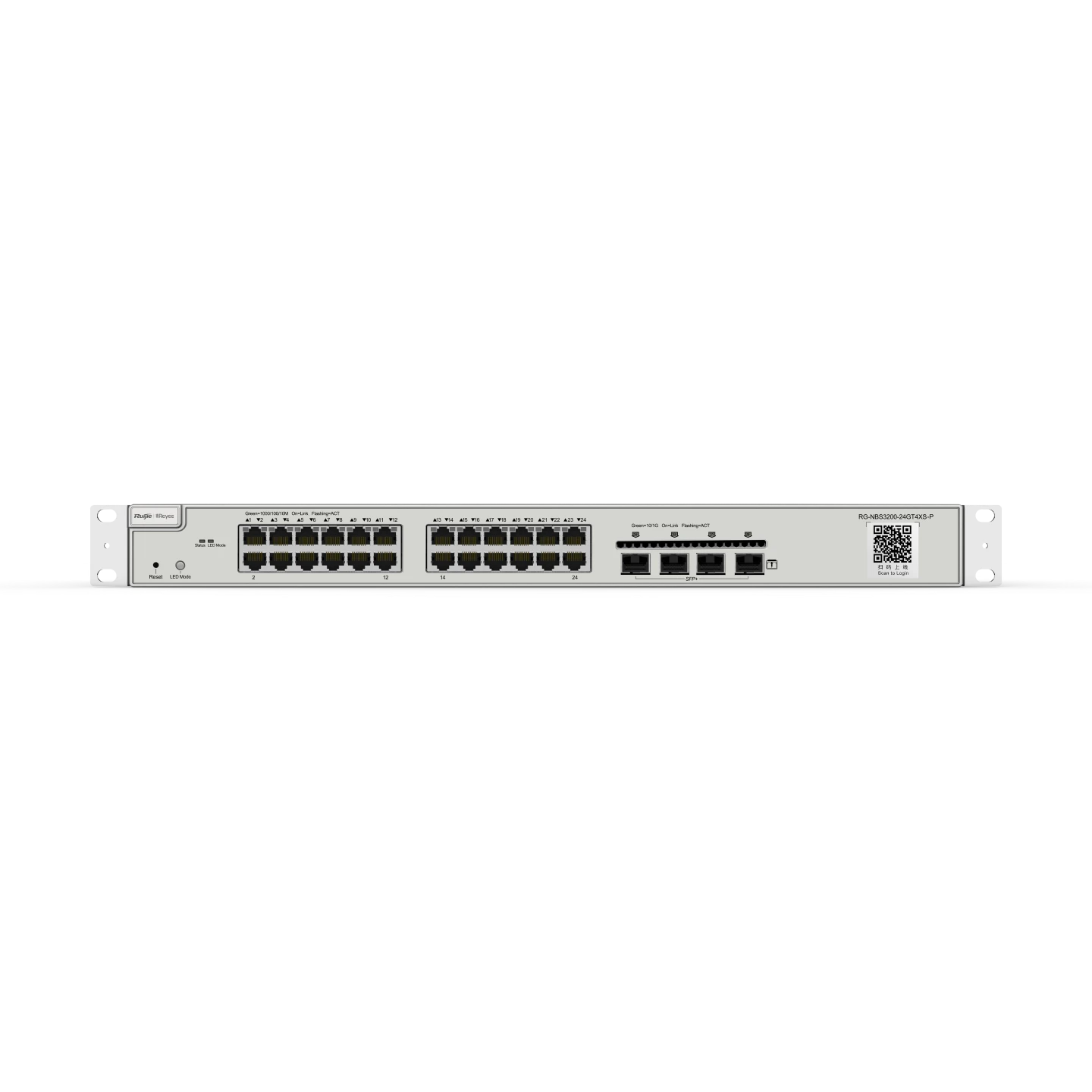 Ruijie Reeye RG-NBS3200-24GT4XS-P 24-Port Gigabit L2+ PoE Switch with 4×10G Uplinks - Image 3