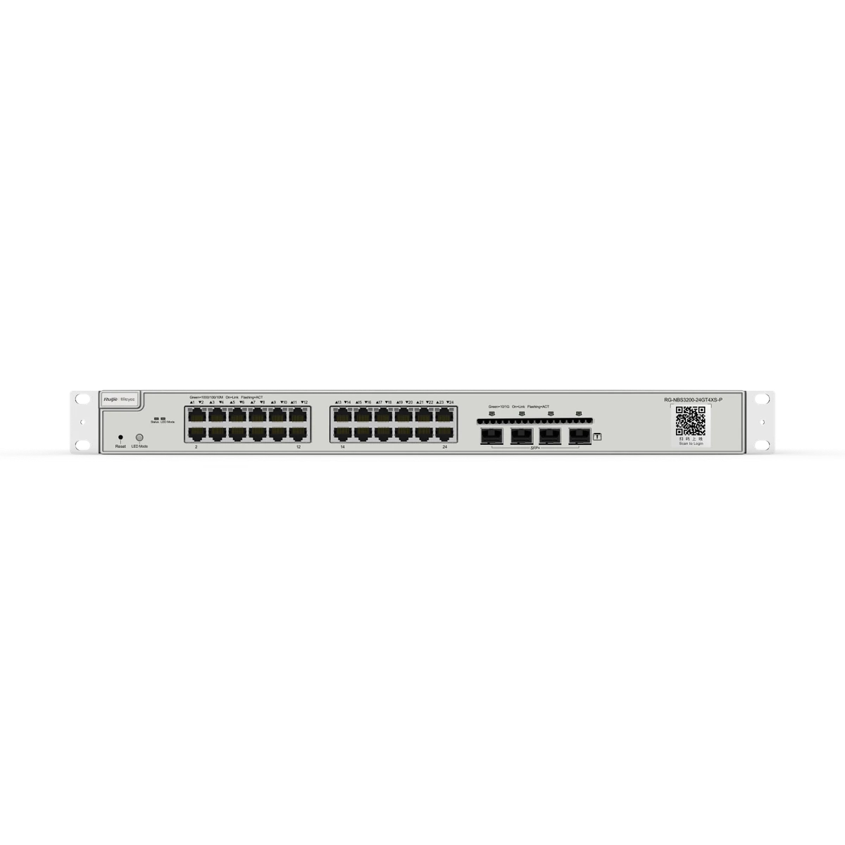 Ruijie Reeye RG-NBS3200-24GT4XS-P 24-Port Gigabit L2+ PoE Switch with 4×10G Uplinks — Ruijie Reeye