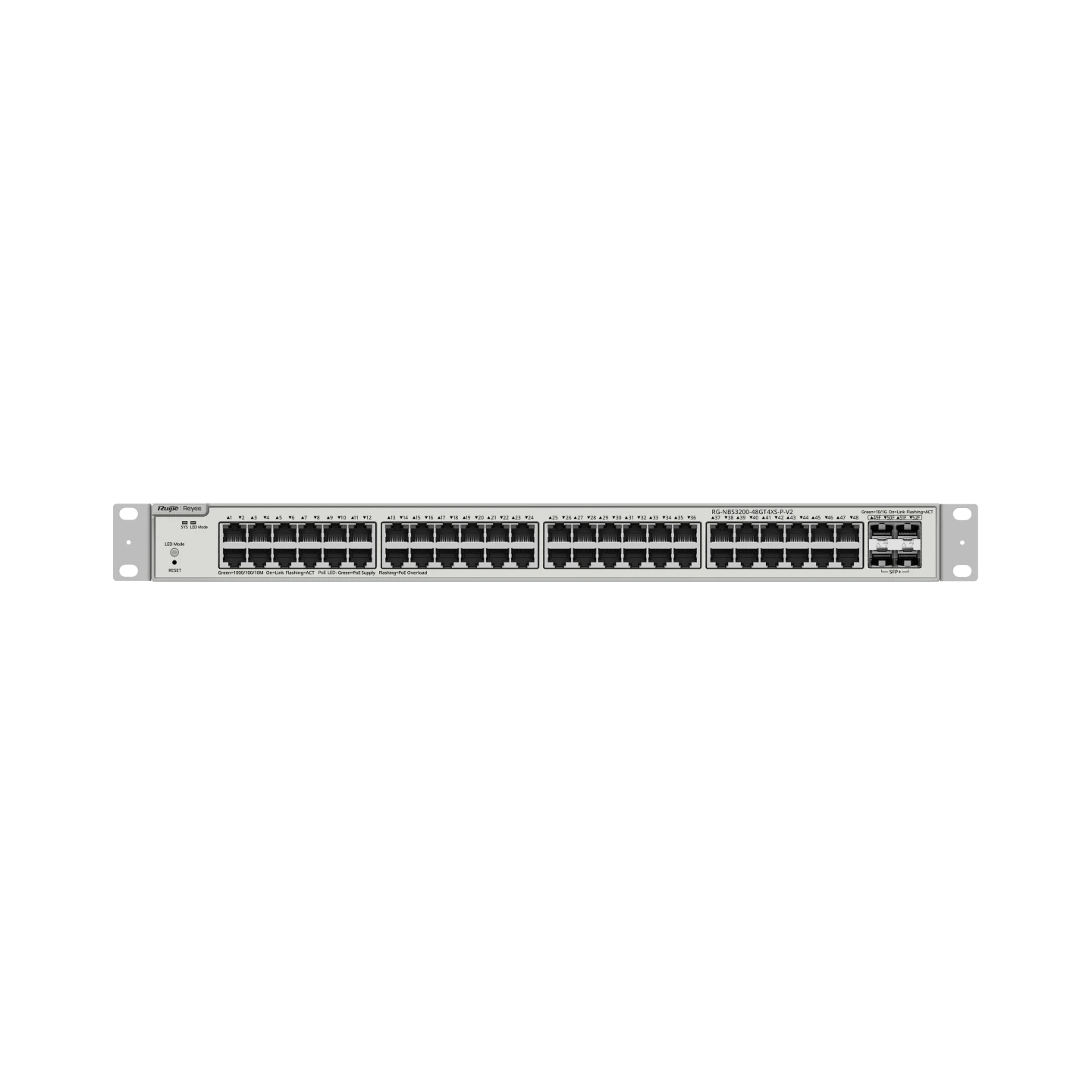 Ruijie Reeye RG-NBS3200-48GT4XS-P-V2 48-Port Gigabit L2+ PoE Switch with 4×10G Uplinks - Image 3