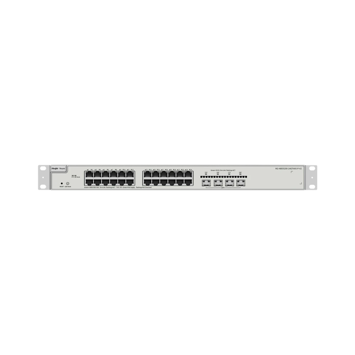 Ruijie Reeye RG-NBS5200-24GT4XS-P-V2 24-Port Layer 3 PoE Switch - Image 1