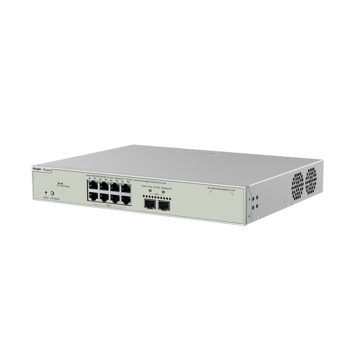Ruijie Reeye RG-NBS5300-8MG2XS-UP Multi-Gigabit Layer 3 Managed Switch - Image 2