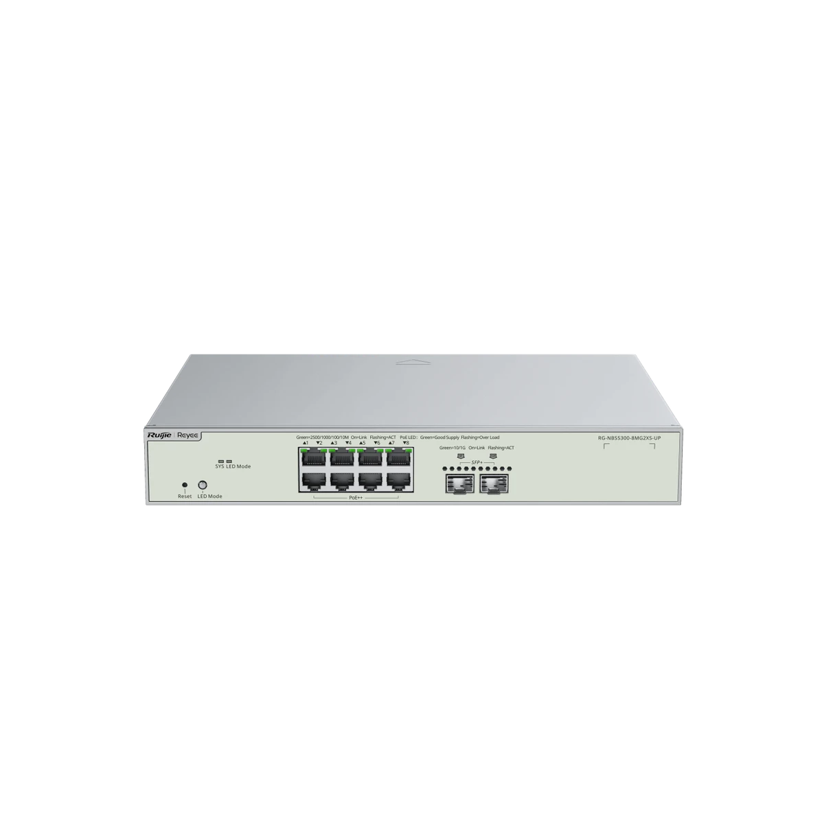 Ruijie Reeye RG-NBS5300-8MG2XS-UP Multi-Gigabit Layer 3 Managed Switch