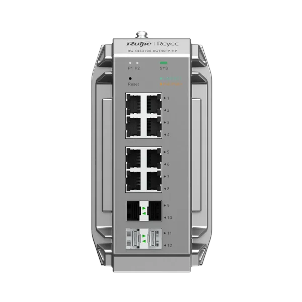 Ruijie Reeye RG-NIS3100-8GT4SFP-HP 8-Port Gigabit Industrial Managed L2 Switch with 4×1G SFP - Image 2