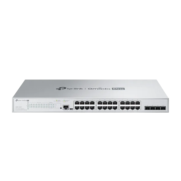 TP-Link Omada Pro S5500-24GP4F 24-Port PoE+ Gigabit L2+ Managed Switch with 4 SFP Slots