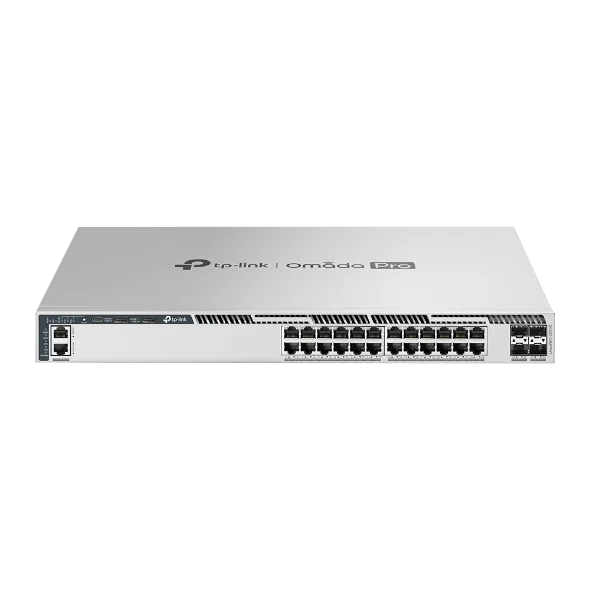 TP-Link Omada Pro S6500-24MPP4Y 24-Port 2.5G Stackable L3 Managed PoE++ Switch with 4 25G Slots