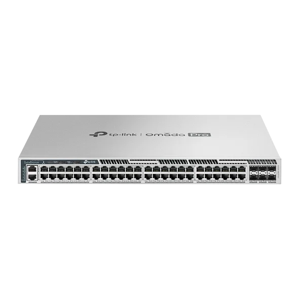 TP-Link Omada Pro S6500-48MPP6Y 48-Port 2.5G Stackable L3 Managed PoE++ Switch with 6 25G Slots